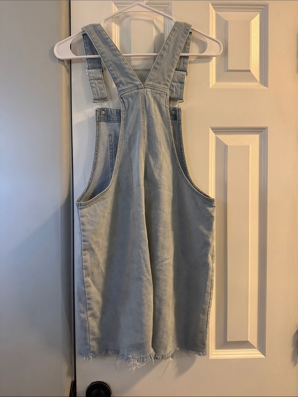 Wild Fable Light Blue Denim Pinafore Dress - Picture 5 of 5